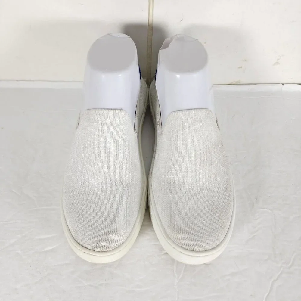 ROTHY'S Women's The Original Slip On US6 Knit White Flat Comfort Sneaker Shoes